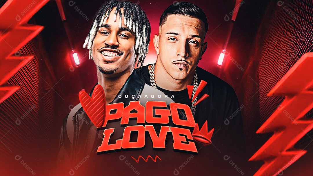 Capa CD Pago Love Social Media PSD Editável