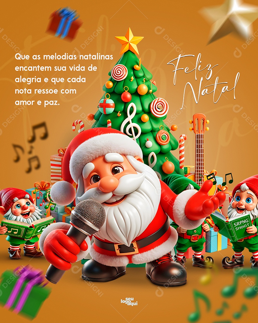 Feliz Natal Religioso 25 de Dezembro Social Media PSD Editável