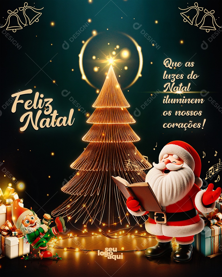 Feliz Natal Religioso 25 de Dezembro Social Media PSD Editável