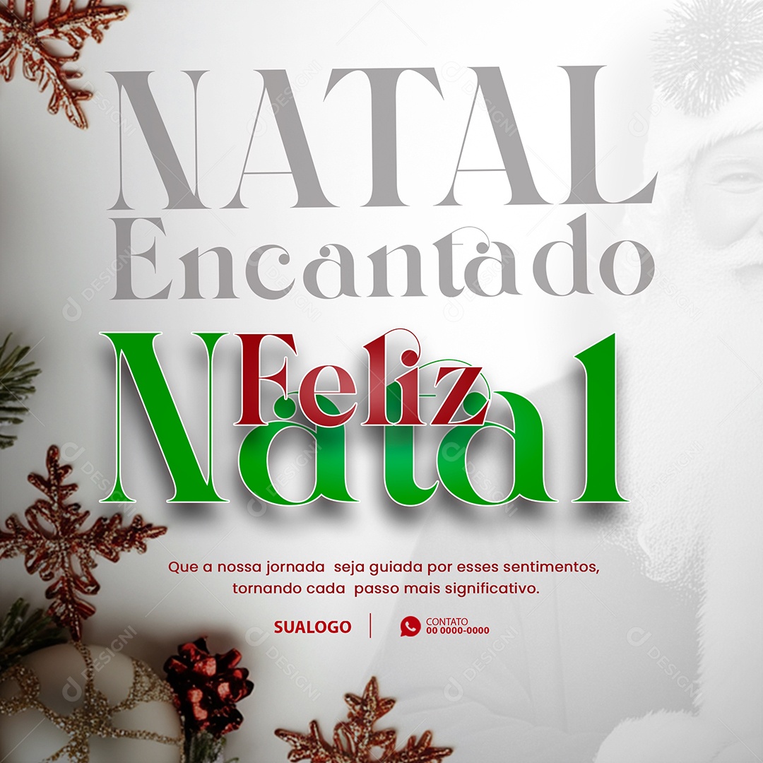 Feliz Natal Religioso 25 de Dezembro Social Media PSD Editável
