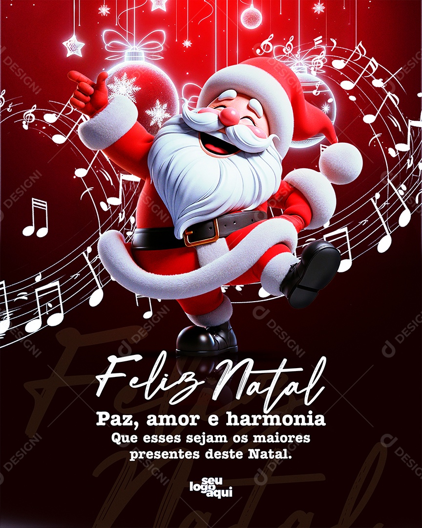 Feliz Natal Religioso 25 de Dezembro Social Media PSD Editável