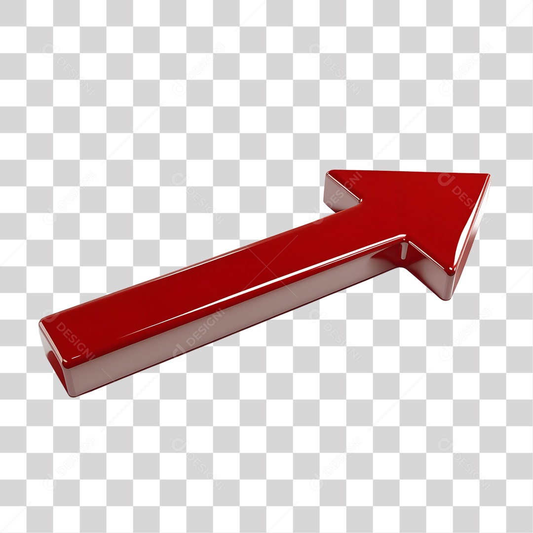 Seta Vermelha PNG Transparente