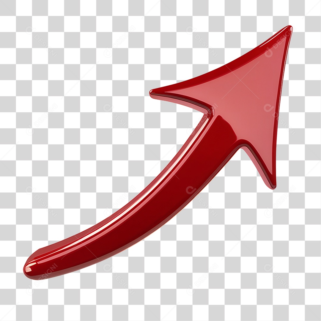 Seta Vermelha PNG Transparente