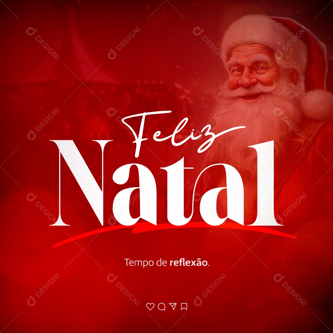 Post Feliz Natal 25 De Dezembro Social Media PSD Editável