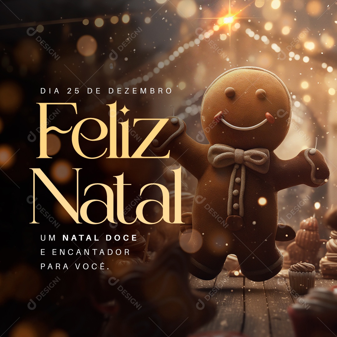 Feliz Natal 25 de Dezembro Social Media PSD Editável