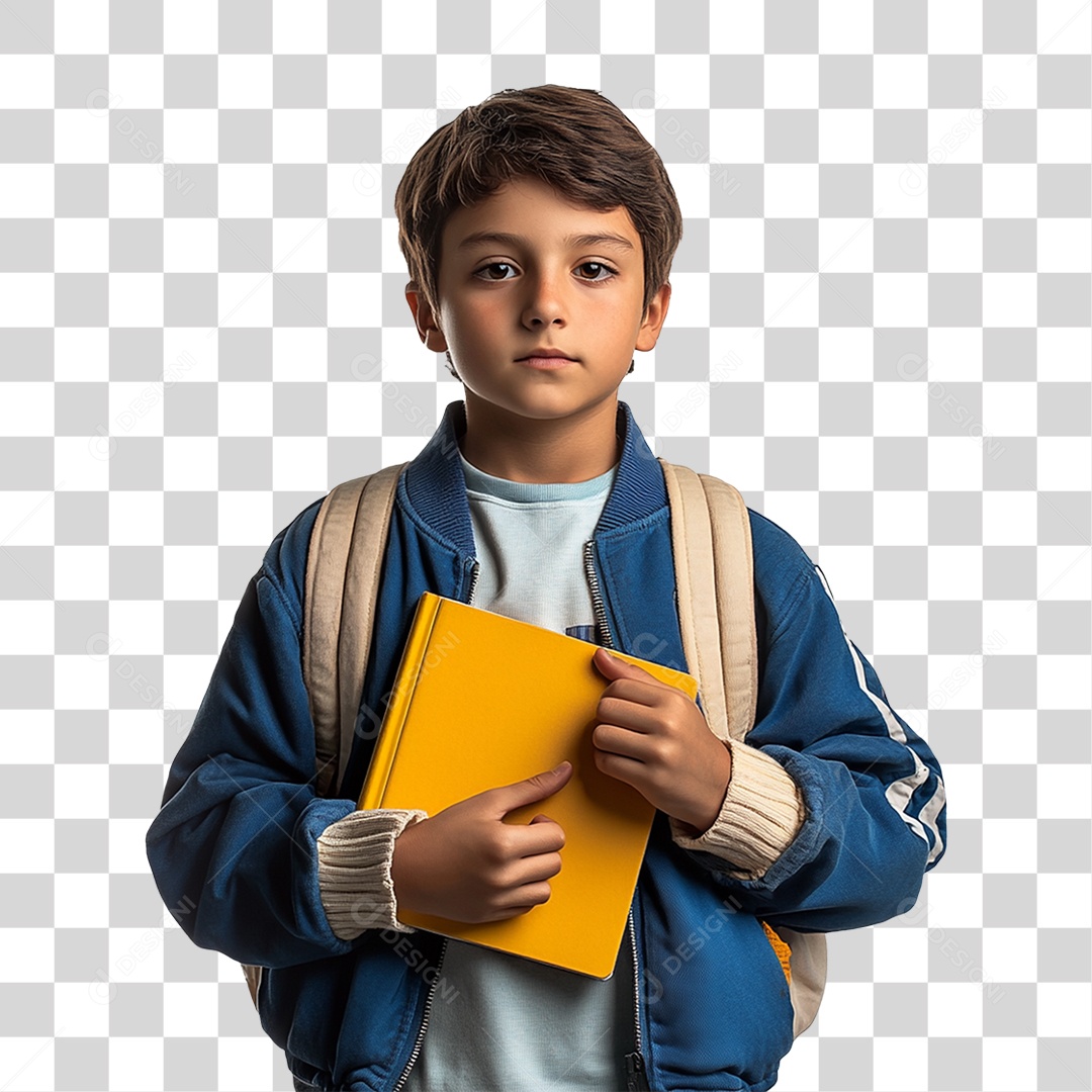 Criança Estudante PNG Transparente