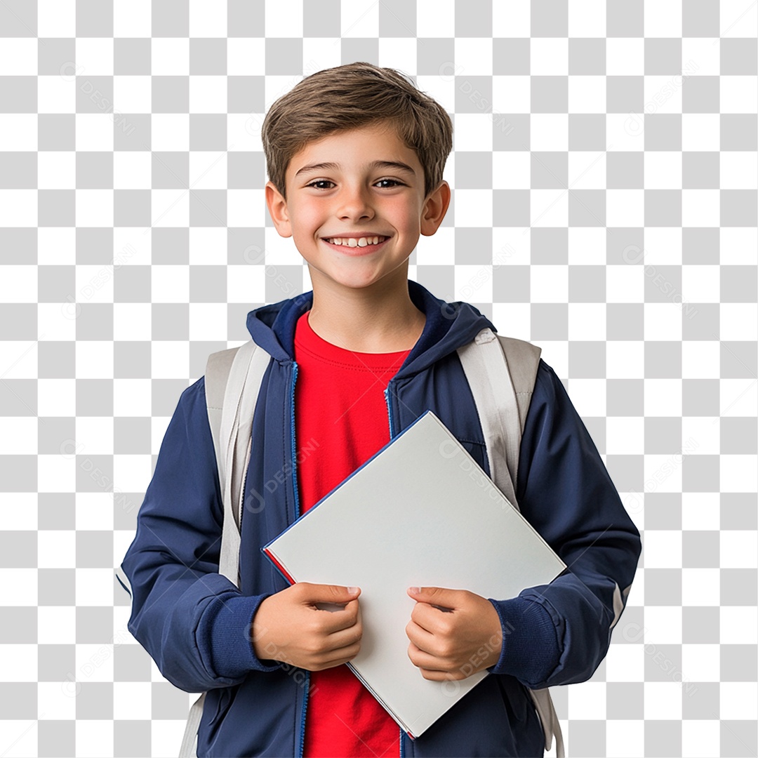 Criança Estudante PNG Transparente