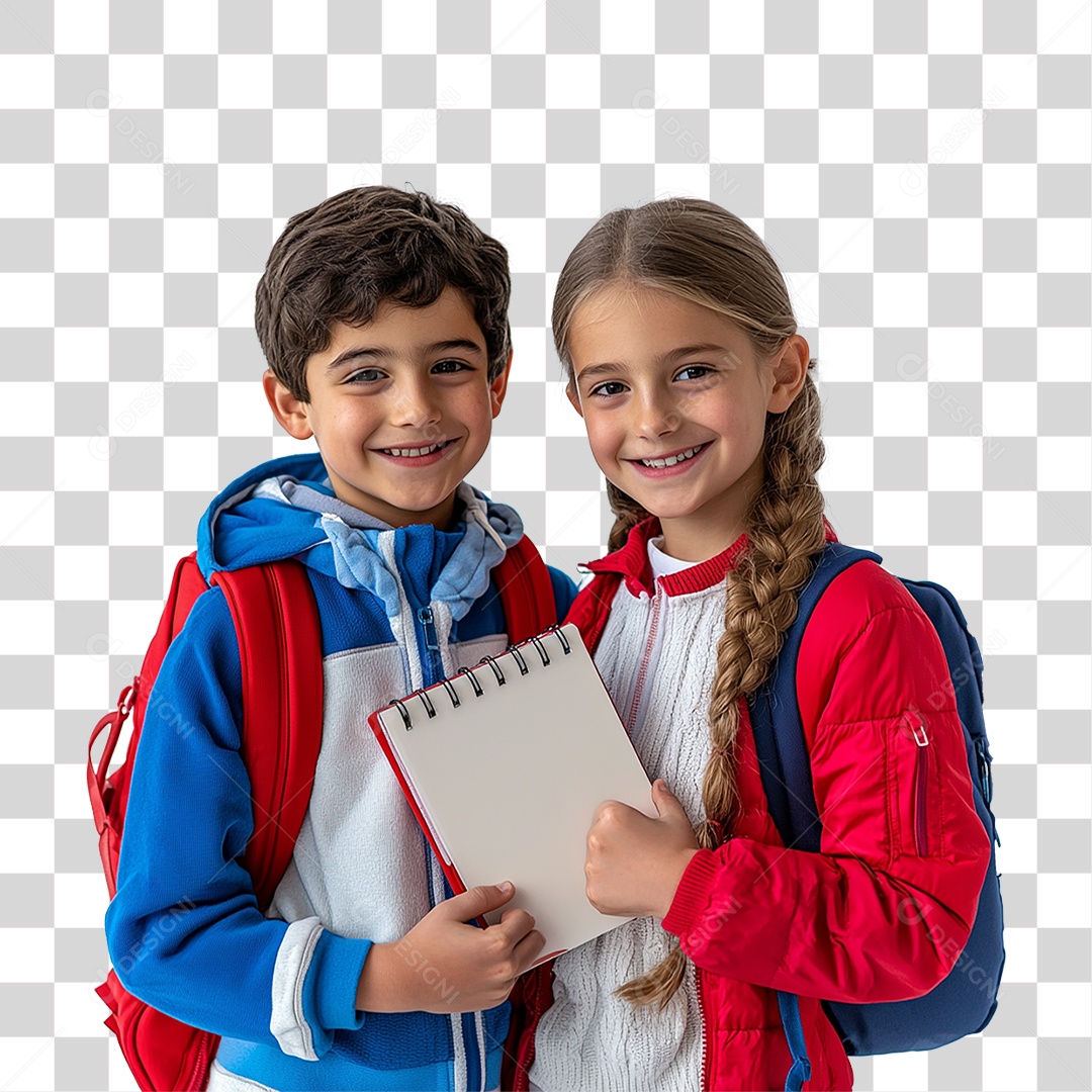 Crianças Estudantes PNG Transparente