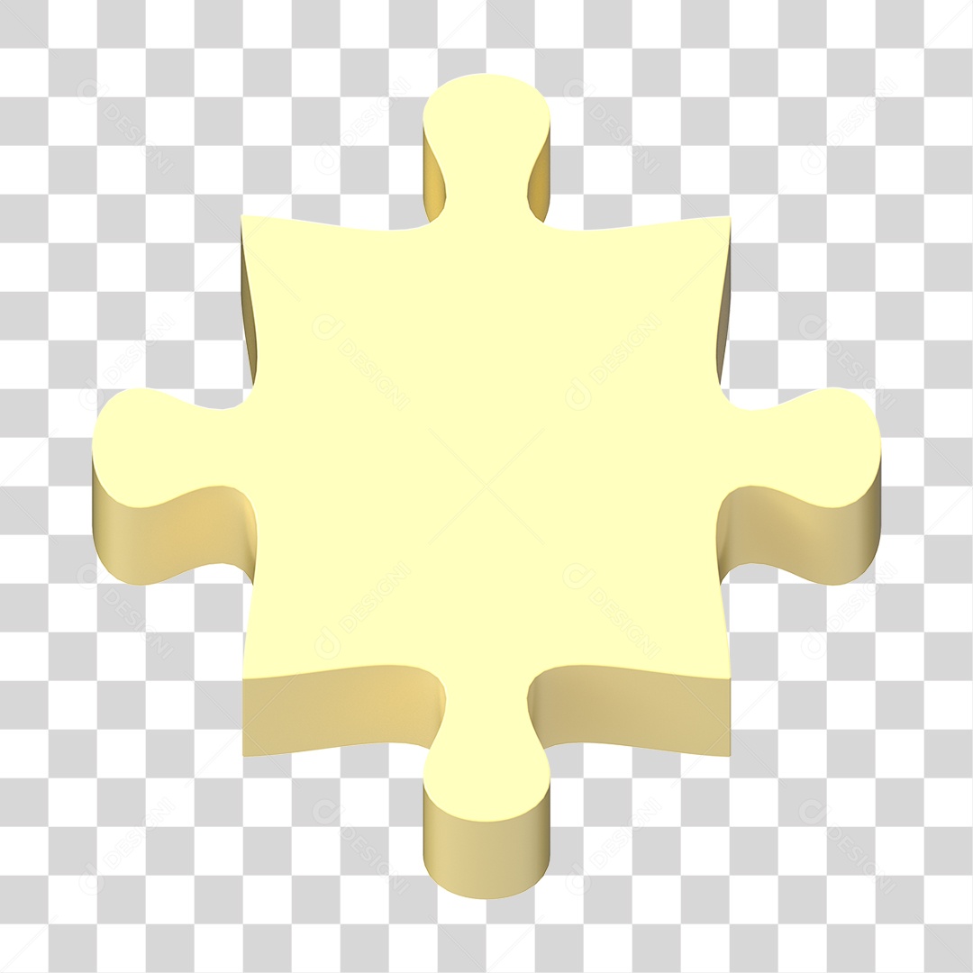 Elemento3 D Peça de Quebra-cabeça PNG Transparente