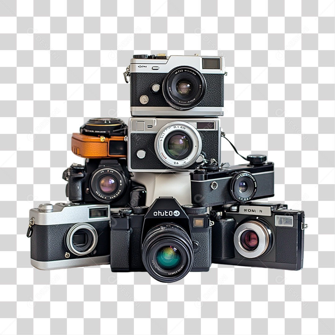 Câmeras Fotográficas PNG Transparente
