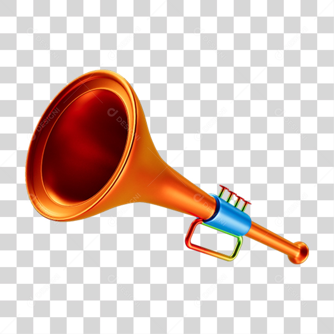 Vuvuzelas de Carnaval PNG Transparente