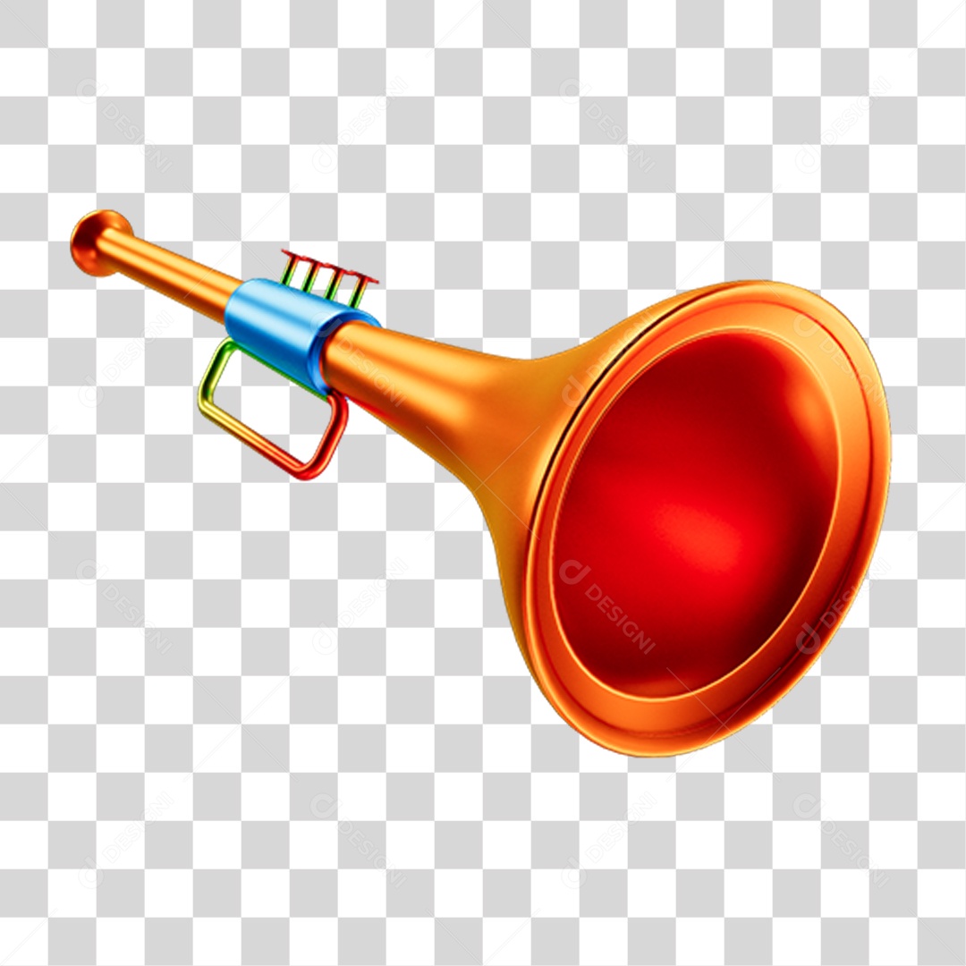 Vuvuzelas de Carnaval PNG Transparente