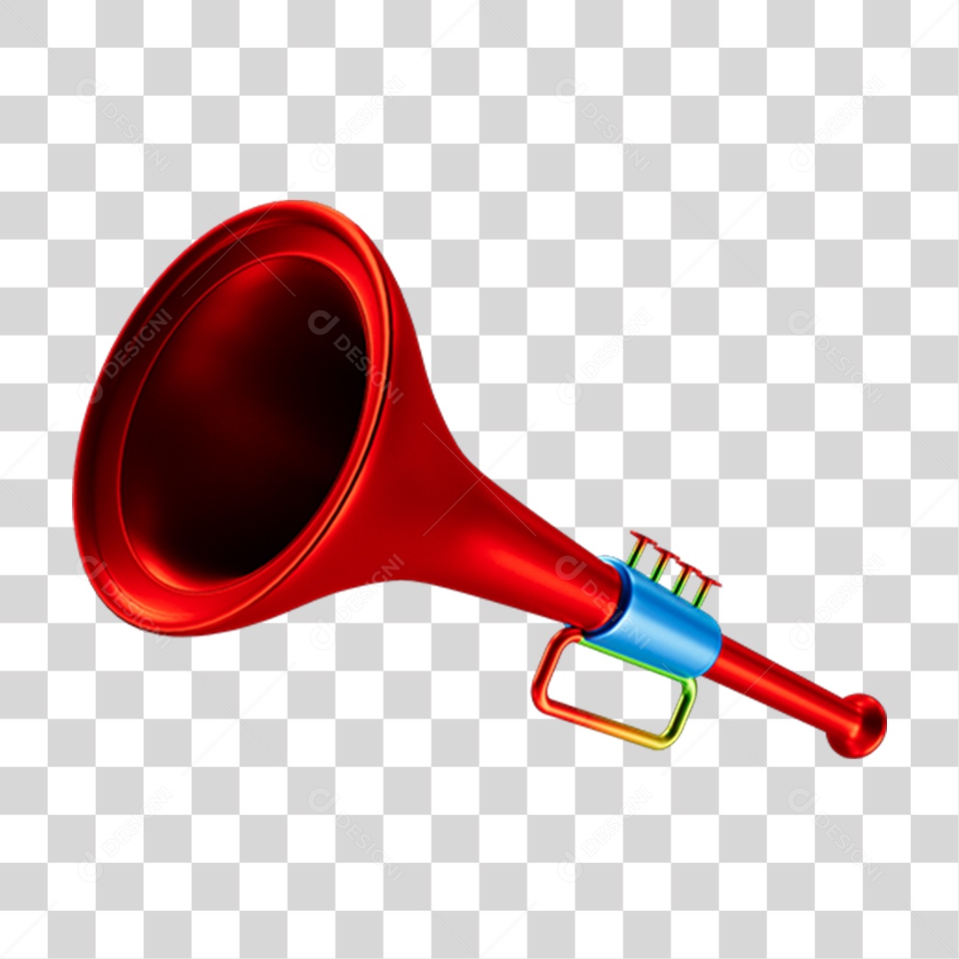 Vuvuzelas de Carnaval PNG Transparente