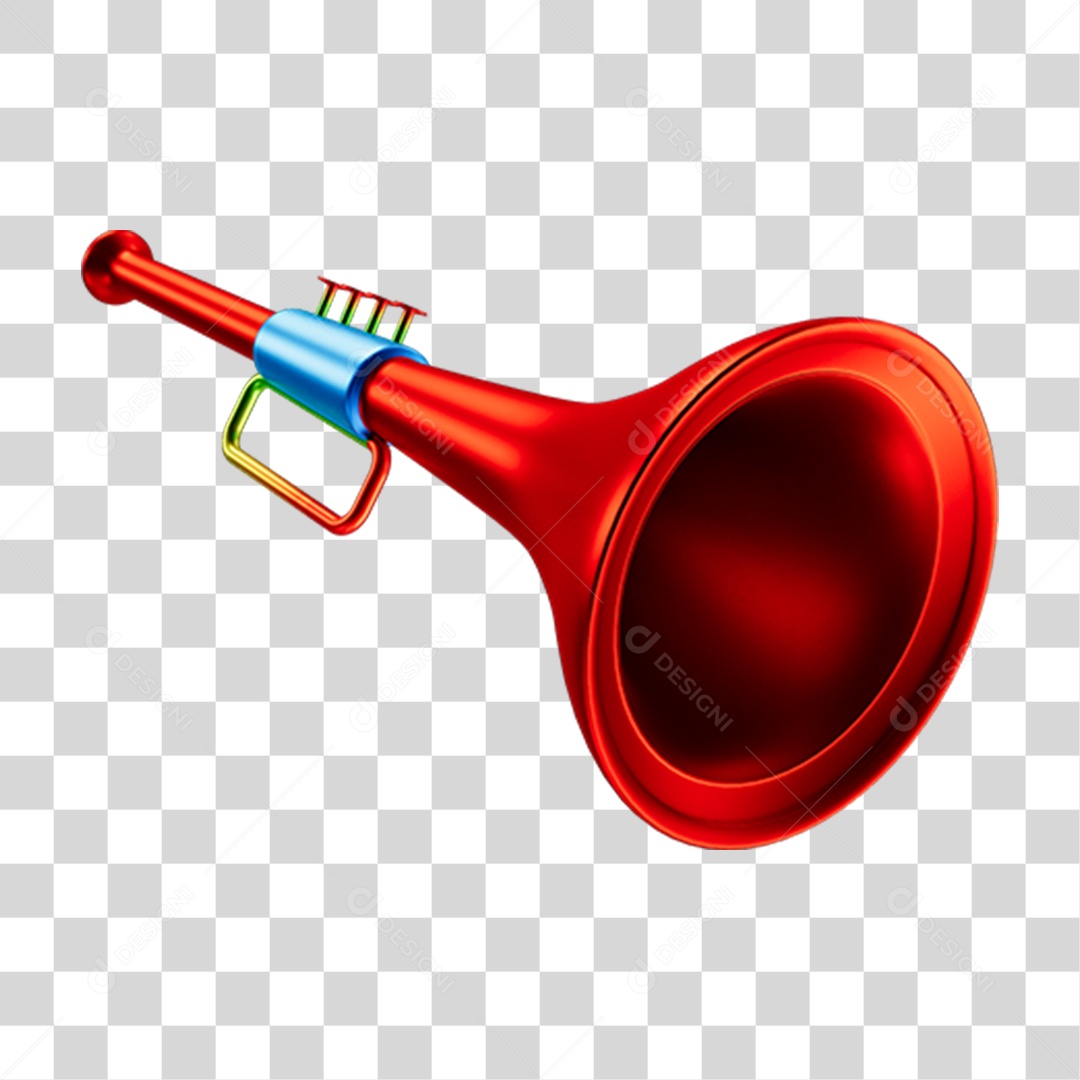 Vuvuzelas de Carnaval PNG Transparente