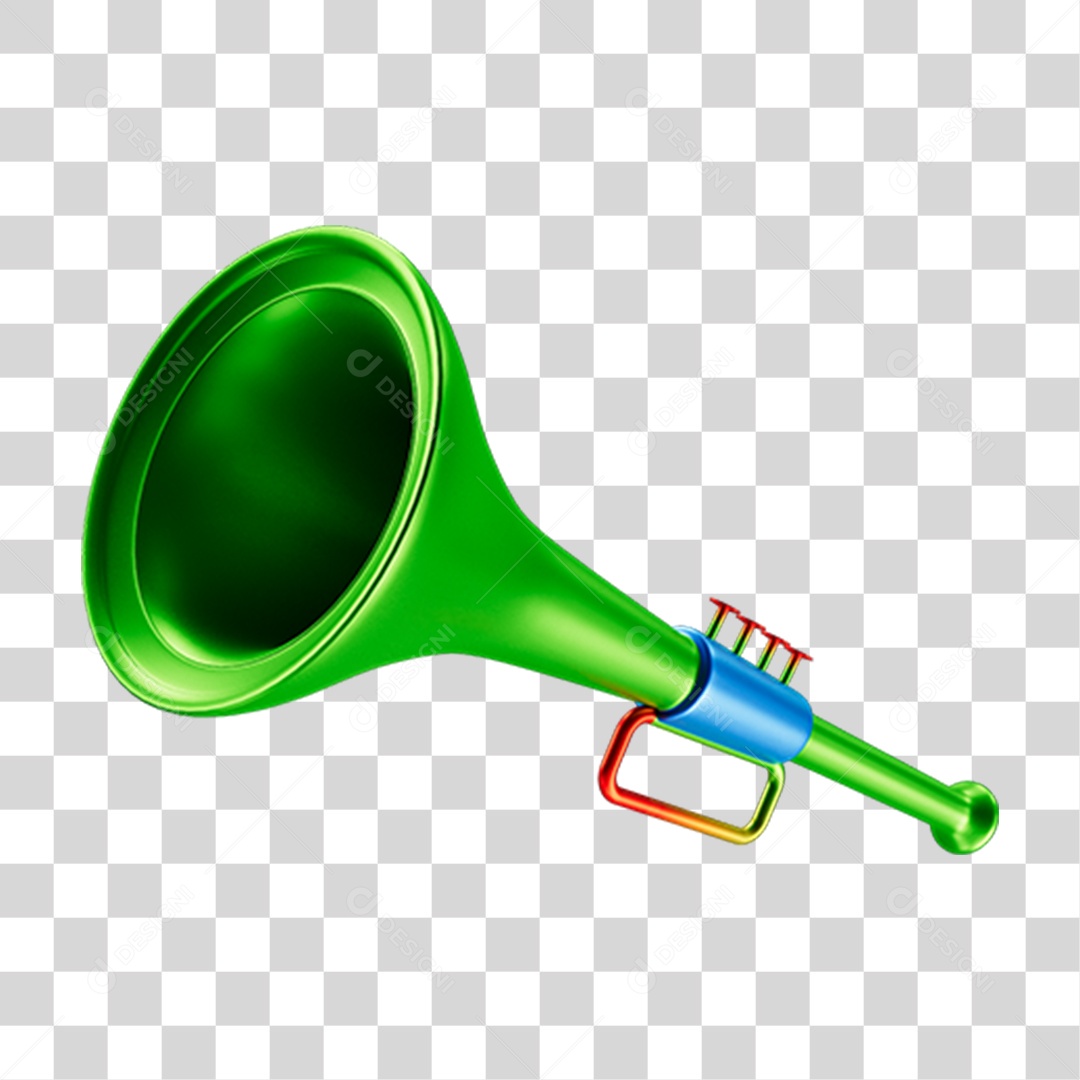 Vuvuzelas de Carnaval PNG Transparente