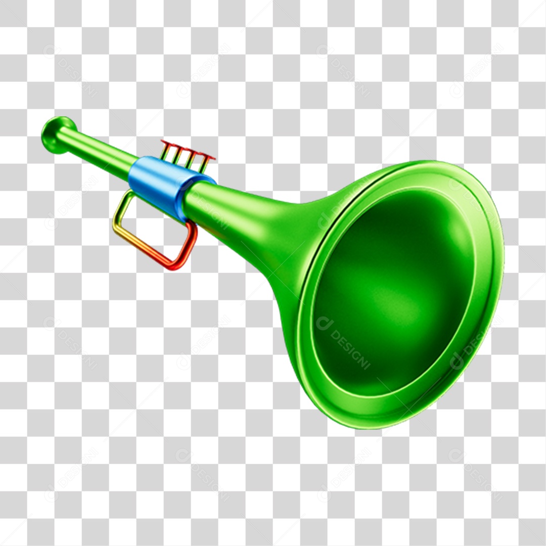 Vuvuzelas de Carnaval PNG Transparente