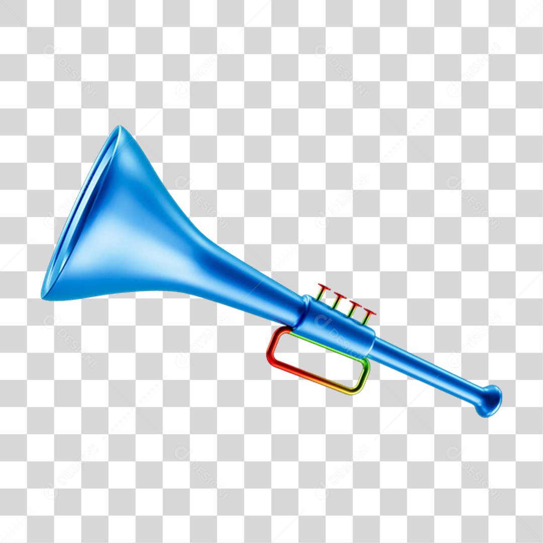 Vuvuzelas de Carnaval PNG Transparente