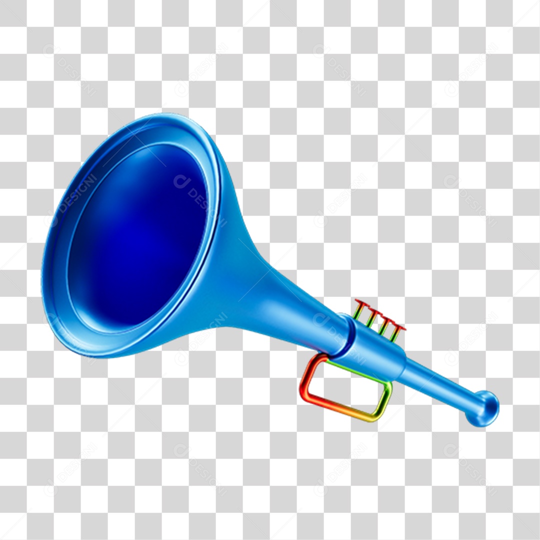 Vuvuzelas de Carnaval PNG Transparente