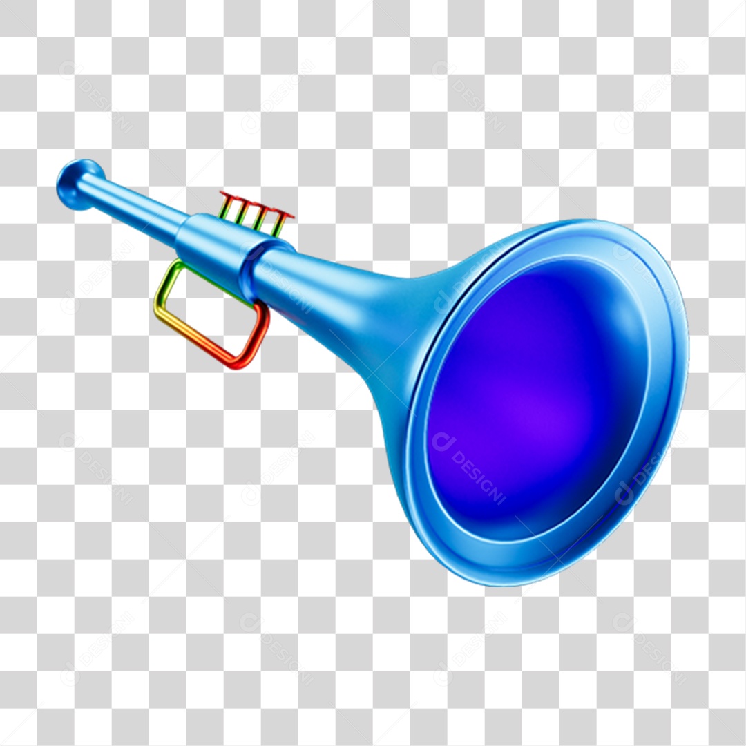 Vuvuzelas de Carnaval PNG Transparente