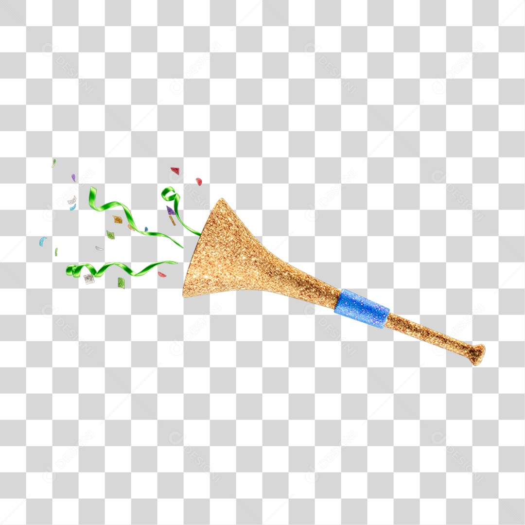 Vuvuzelas de Carnaval PNG Transparente