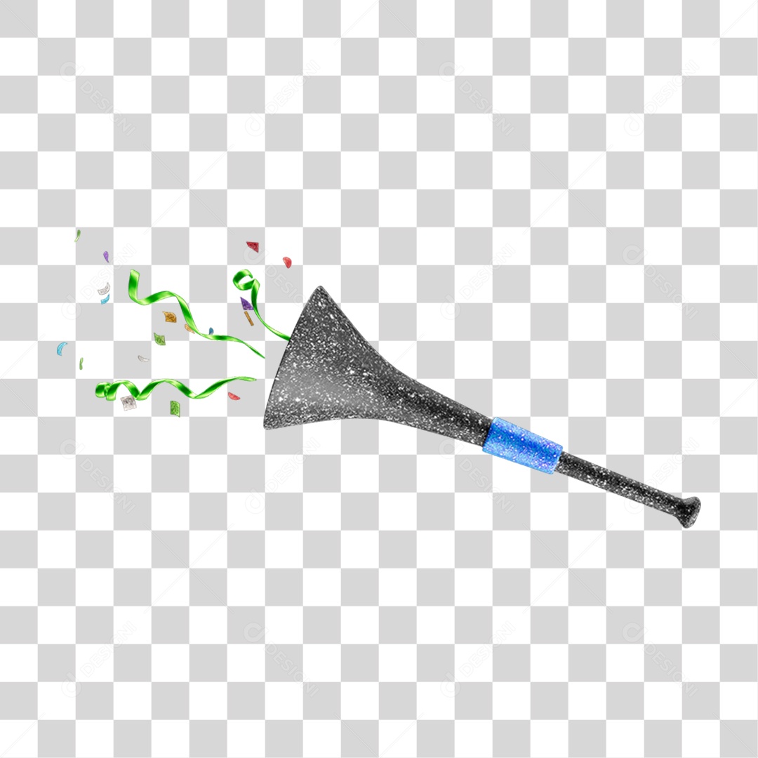 Vuvuzelas de Carnaval PNG Transparente