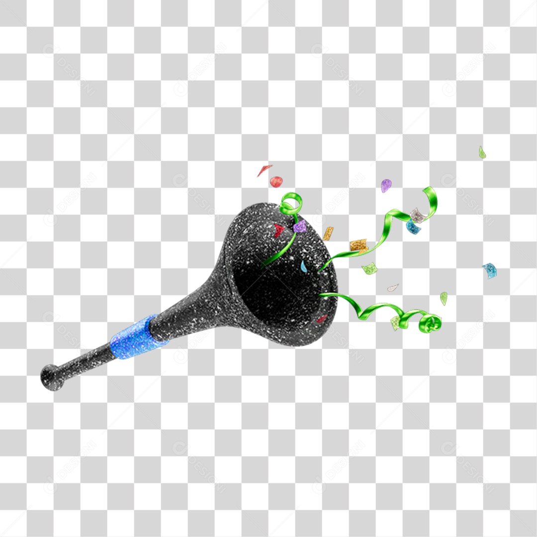 Vuvuzelas de Carnaval PNG Transparente