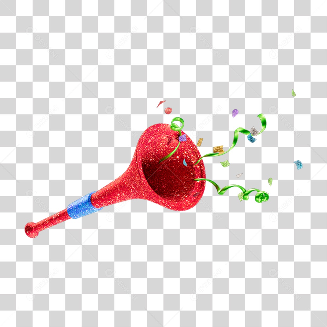 Vuvuzelas de Carnaval PNG Transparente