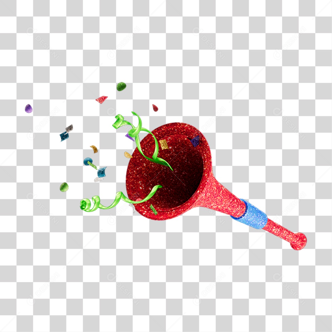 Vuvuzelas de Carnaval PNG Transparente