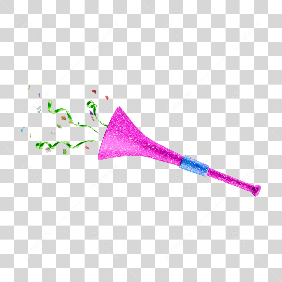 Vuvuzelas de Carnaval PNG Transparente