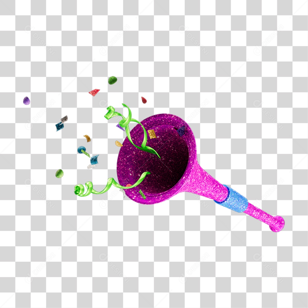 Vuvuzelas de Carnaval PNG Transparente