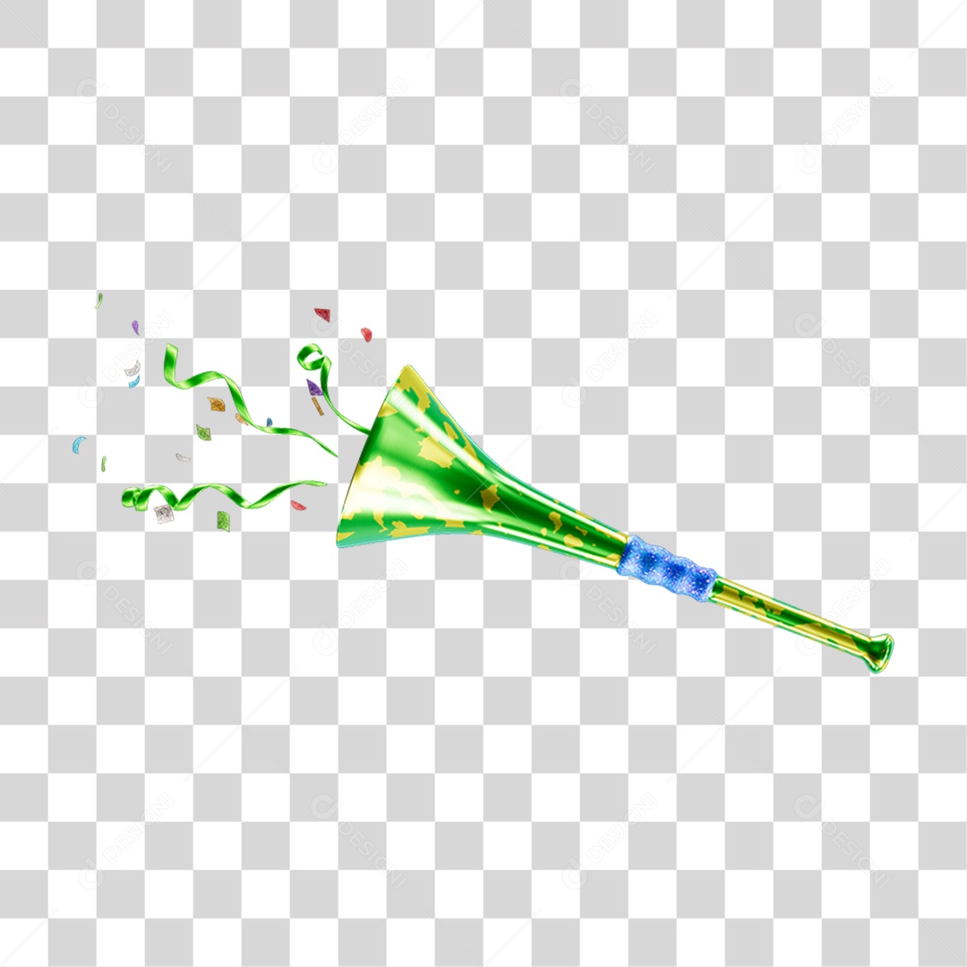 Vuvuzelas de Carnaval PNG Transparente