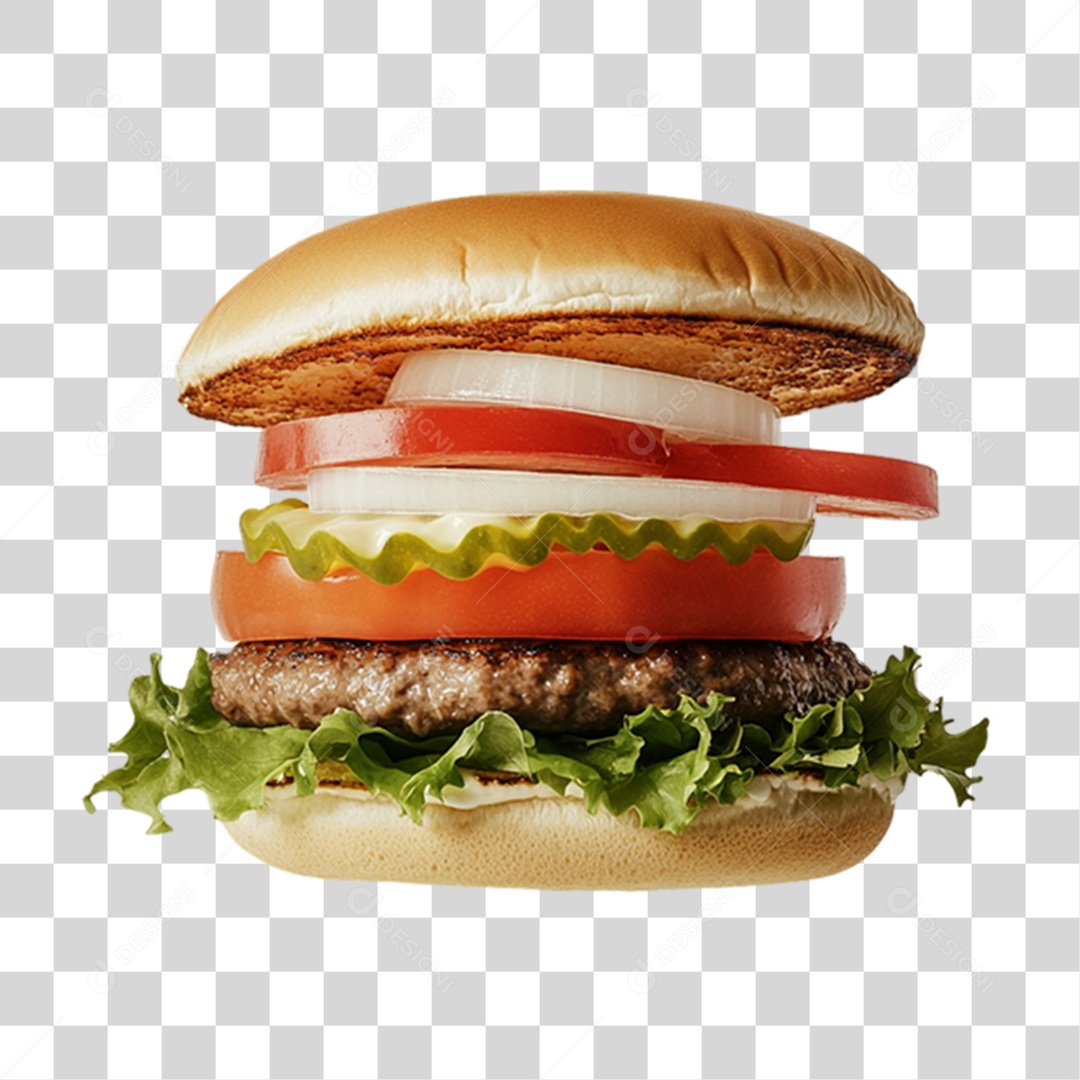 Hambúrguer Lanche PNG Transparente