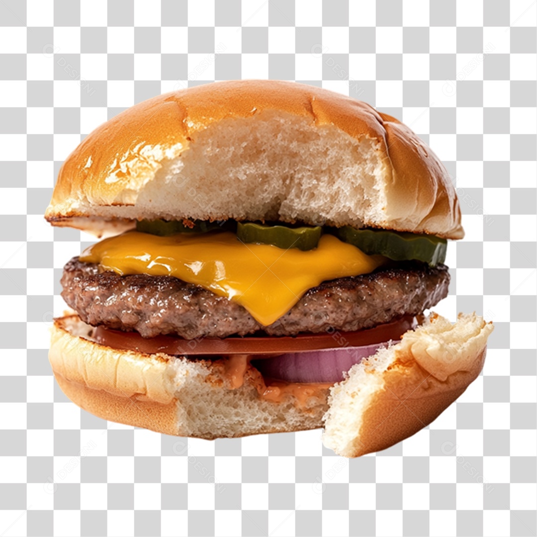 Hambúrguer Lanche PNG Transparente