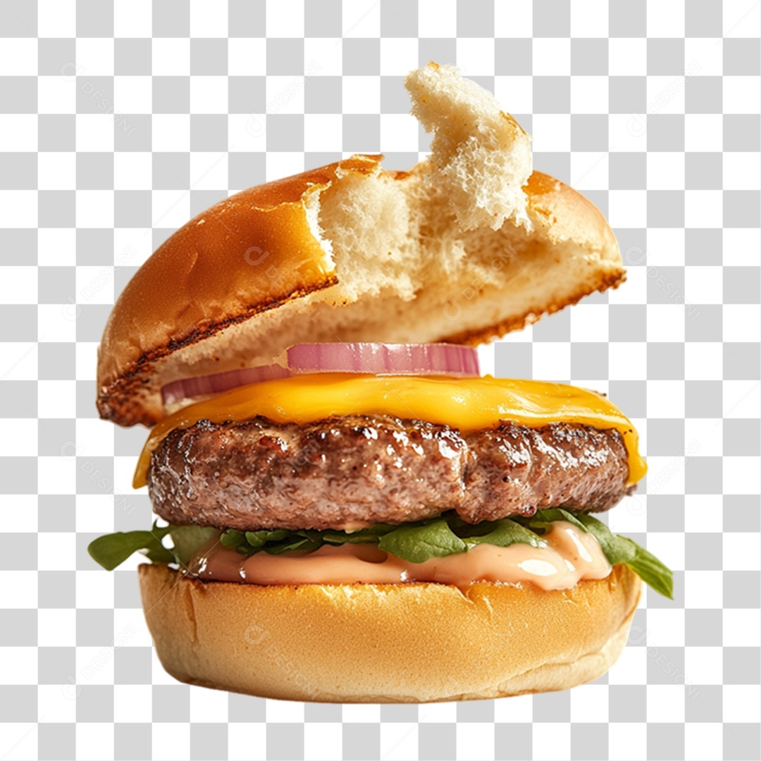 Hambúrguer Lanche PNG Transparente