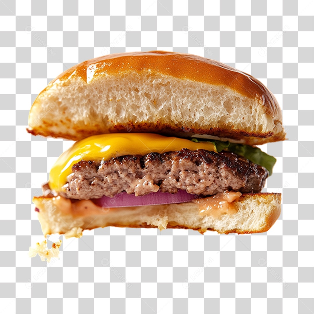 Hambúrguer Lanche PNG Transparente