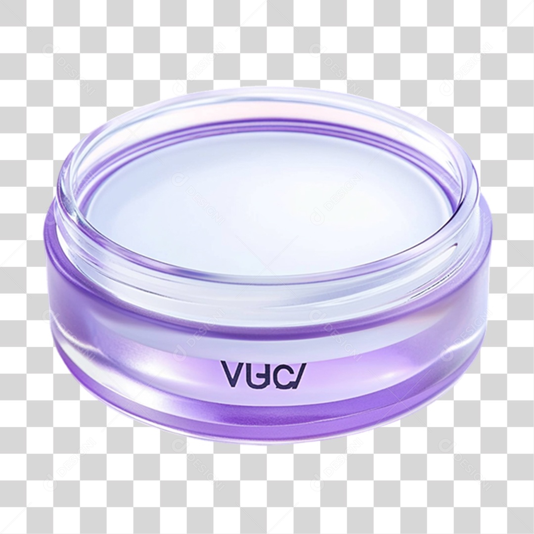 Pote de Pó de Maquiagem PNG Transparente