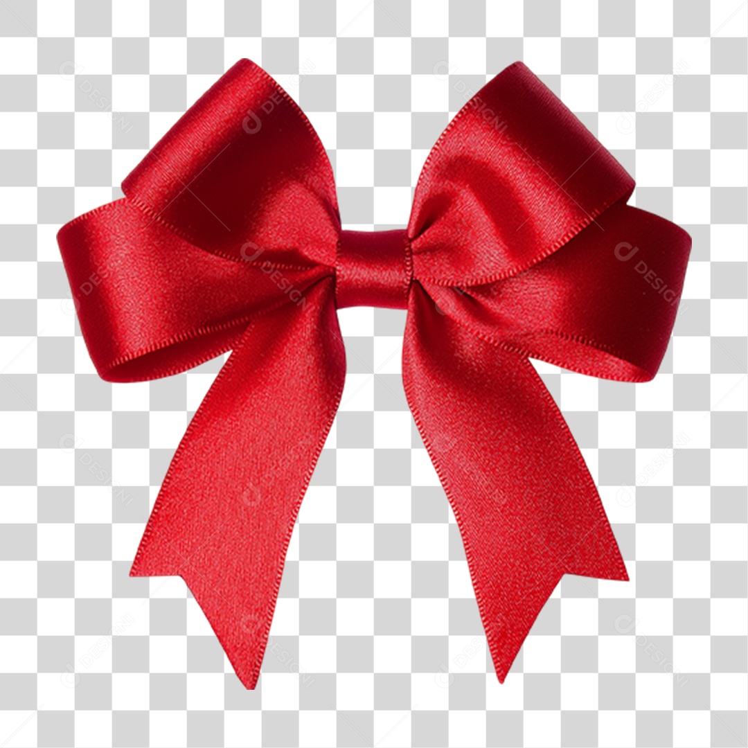 Elemento 3D Fita de Natal PNG Transparente