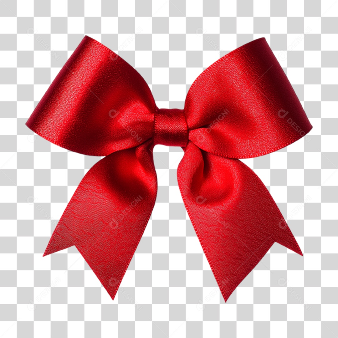 Elemento 3D Fita de Natal PNG Transparente