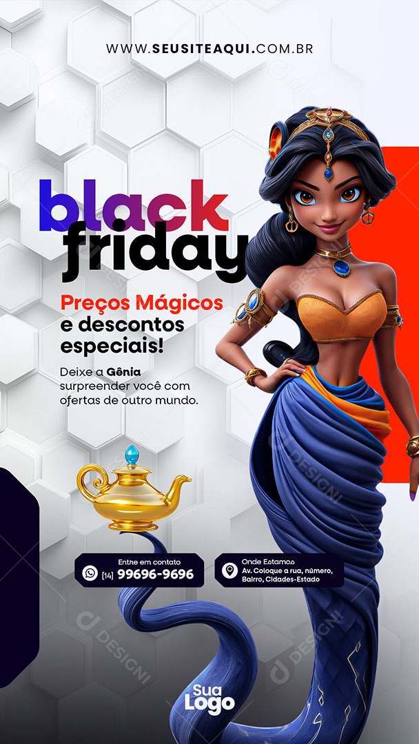 Story Black Friday Loja de Eletrônicos Social Media PSD Editável