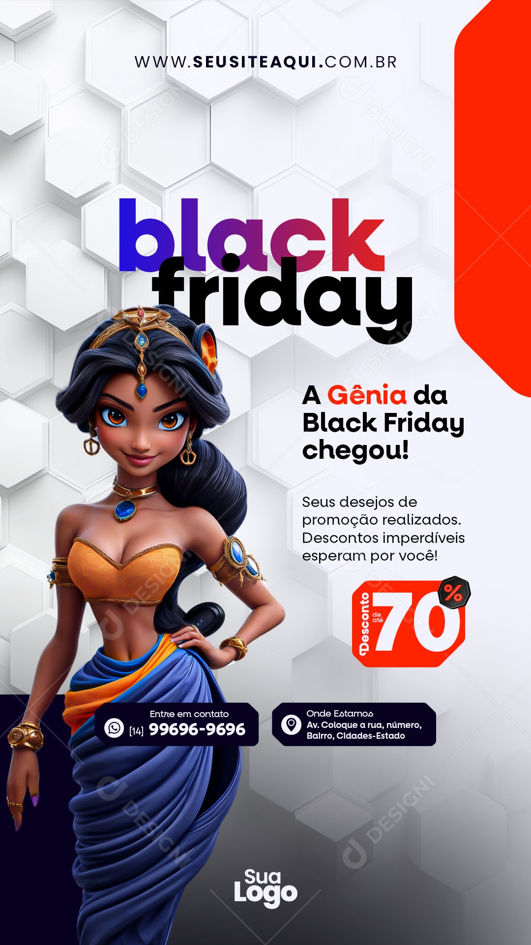 Story Black Friday Loja de Eletrônicos Social Media PSD Editável