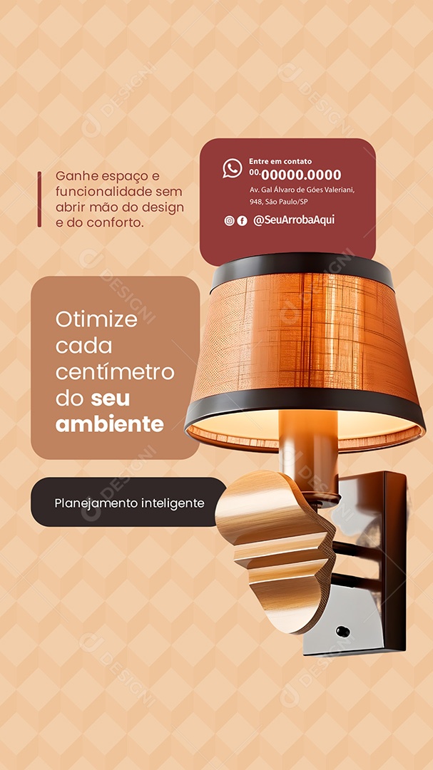 Story Loja de Móveis Otimize Cada Centímetro do Seu Ambiente Social Media PSD Editável