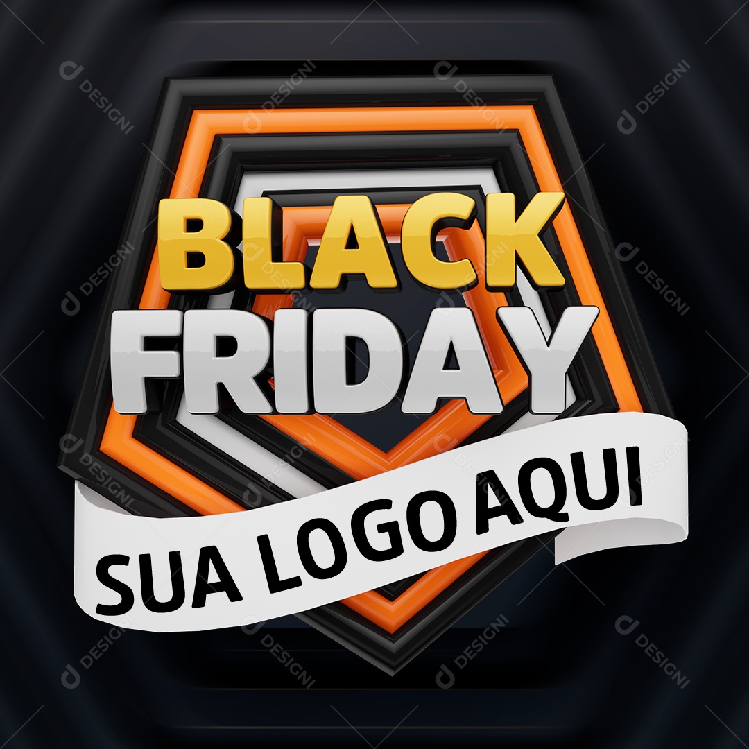 Seal 3D Offers Black Friday for PSD Composition