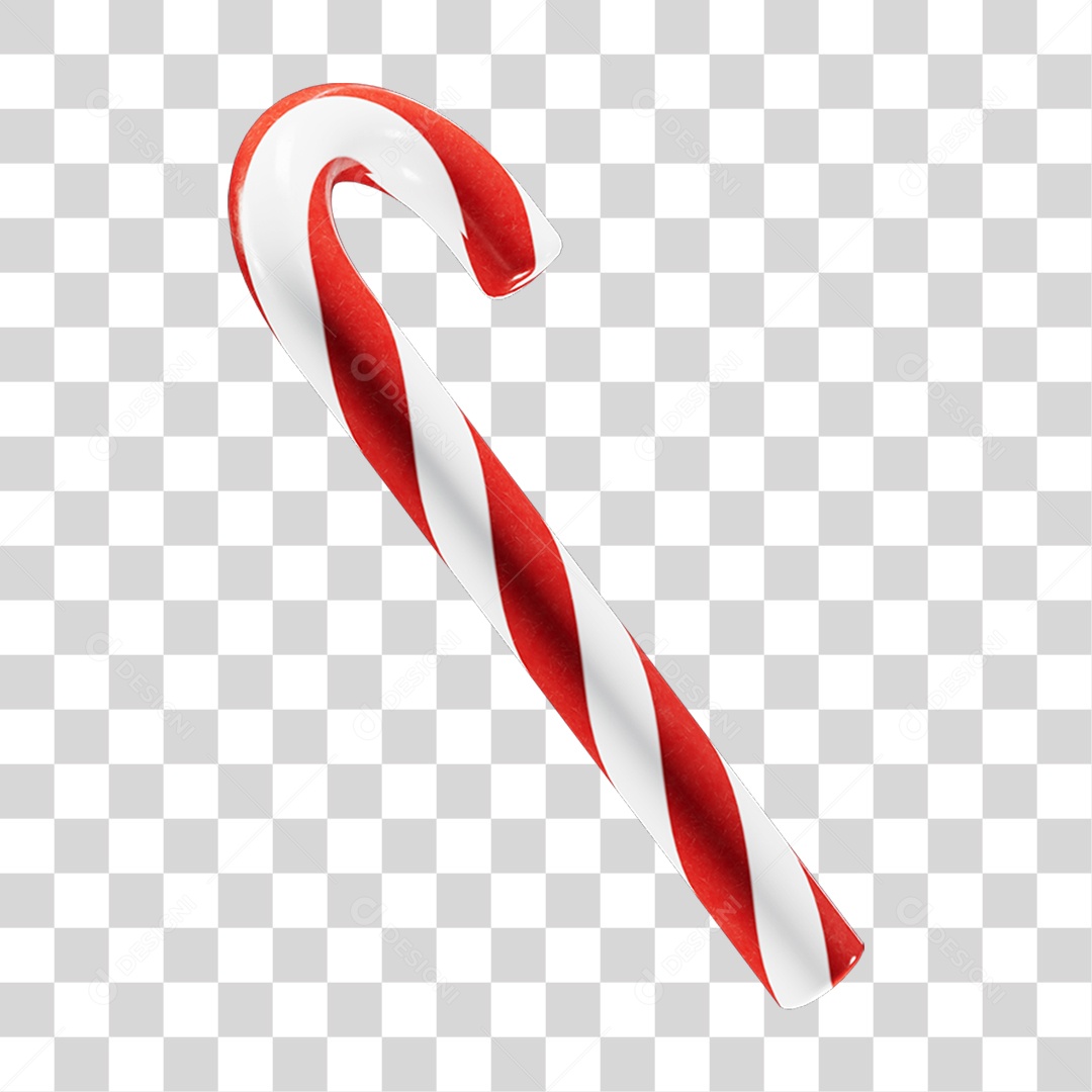 Bengala de Natal PNG Transparente