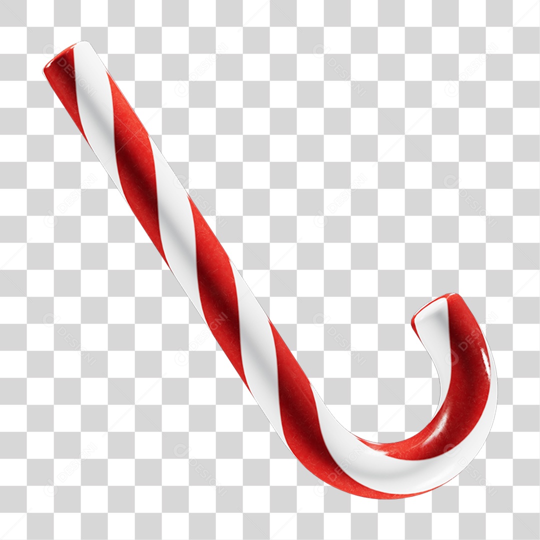 Bengala de Natal PNG Transparente