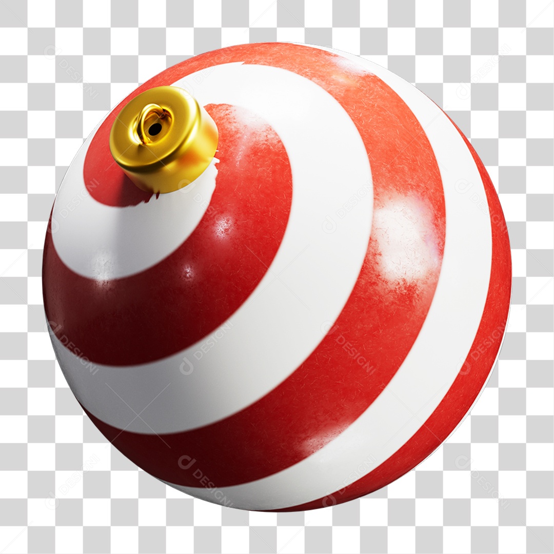 Bola de Natal Decoração PNG Transparente