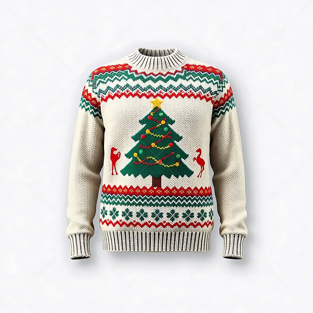 Suéter de natal isolado