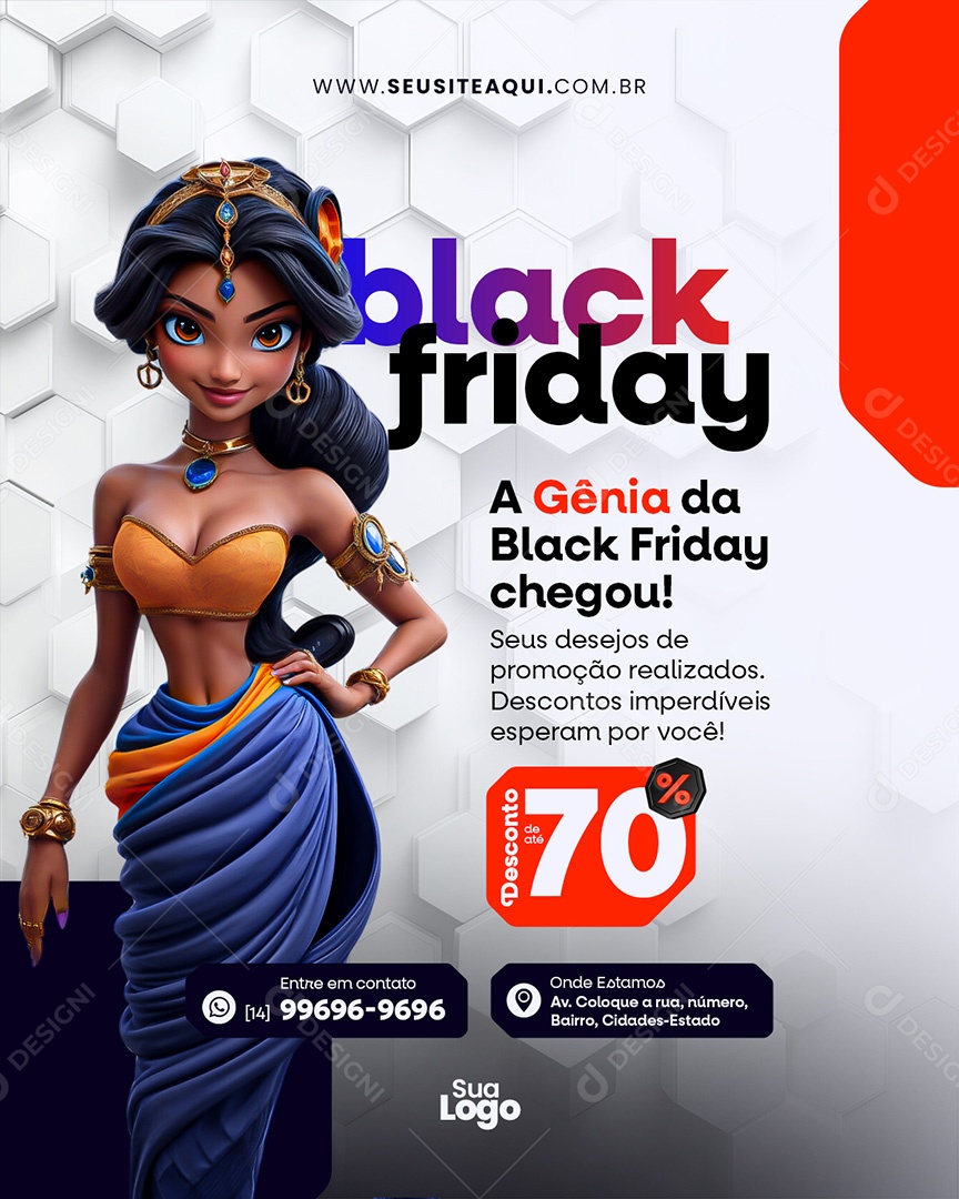 Black Friday Loja de Eletrônicos Social Media PSD Editável