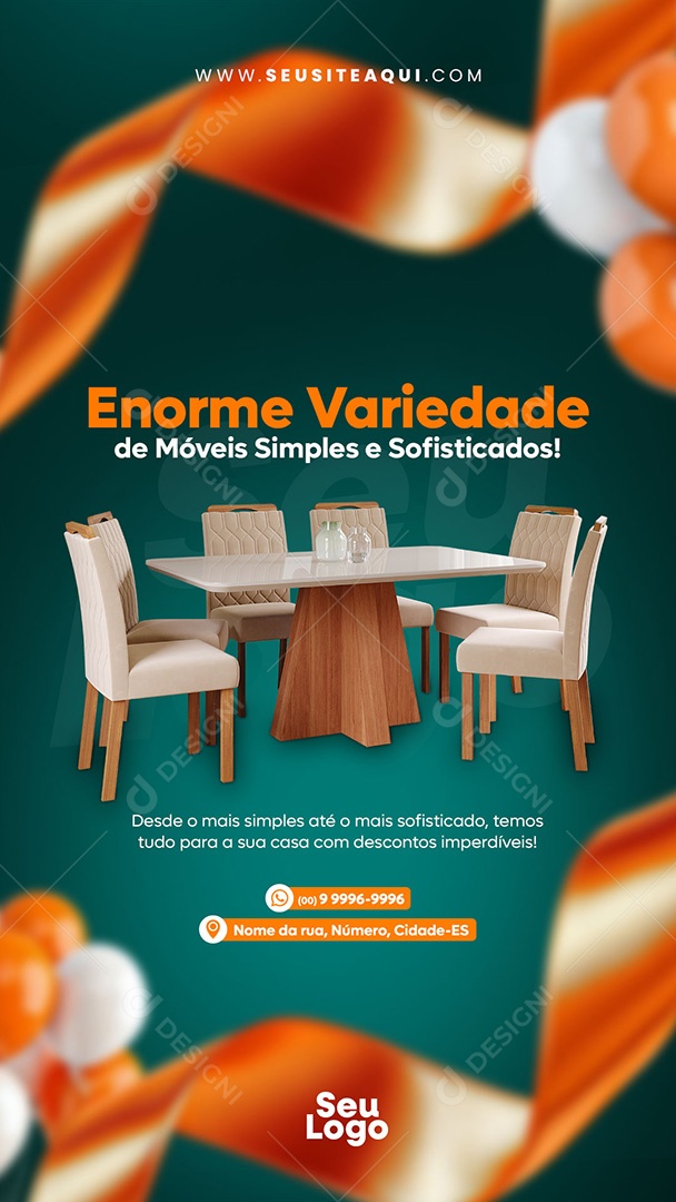 Story Eletromóveis Enorme Variedade Social Media PSD Editável