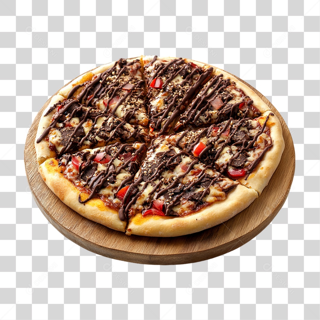 Pizza Vários Sabores PNG Transparente