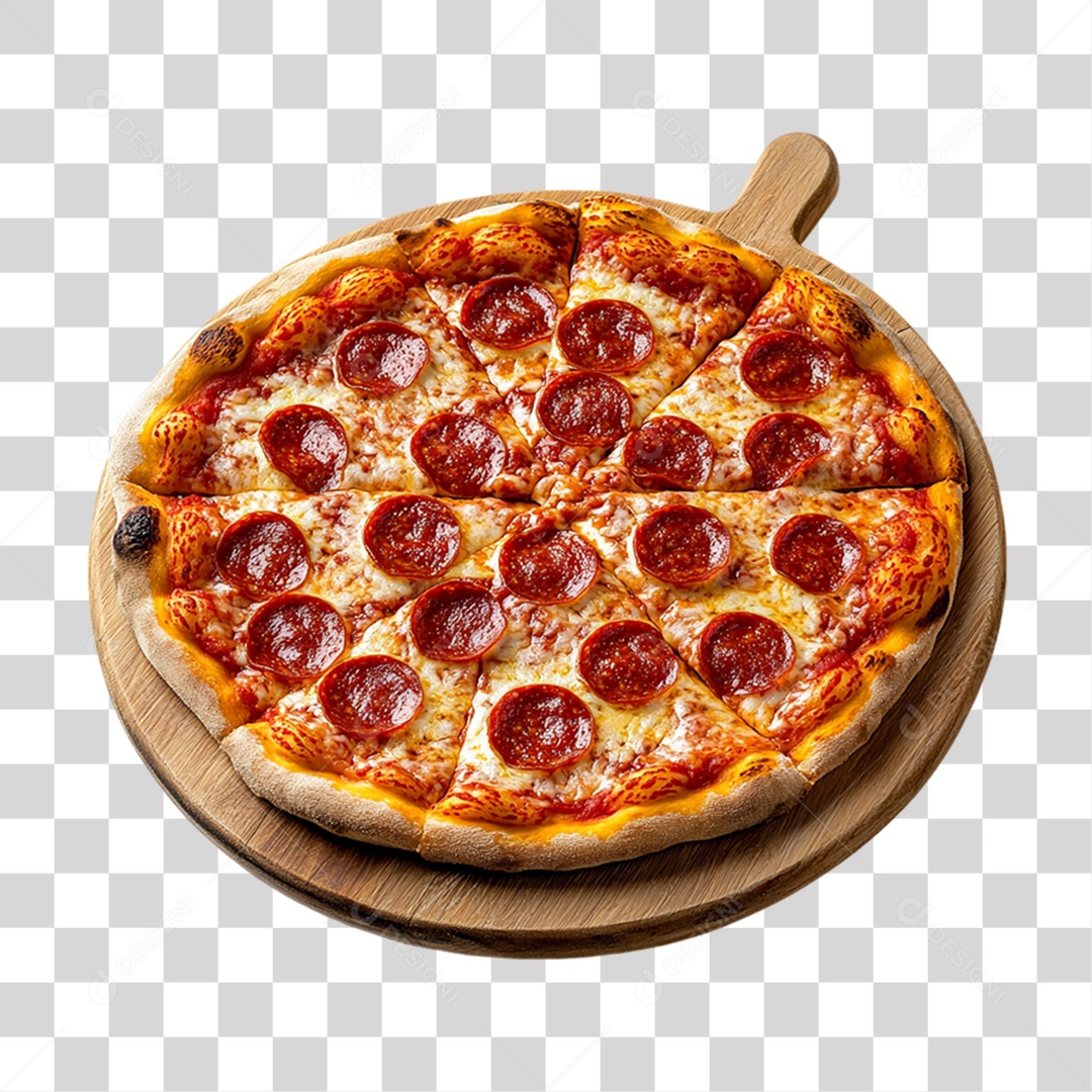 Pizza Vários Sabores PNG Transparente